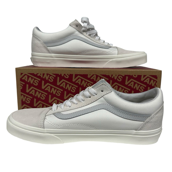 Vans Old Skool Marshmallow/ White Mens 8.5/ Women 10 VND000D7ZQJM - Picture 2 of 12